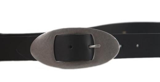 Lederg�rtel Florenz schwarz oval