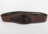 Formg�rtel Angelina kastanie schwarz 8 cm