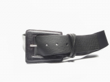 Formg�rtel Rom breit schwarz 6 cm rundgeschnitten Schnalle