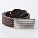 Herreng�rtel Michael 3,5 cm braun cut